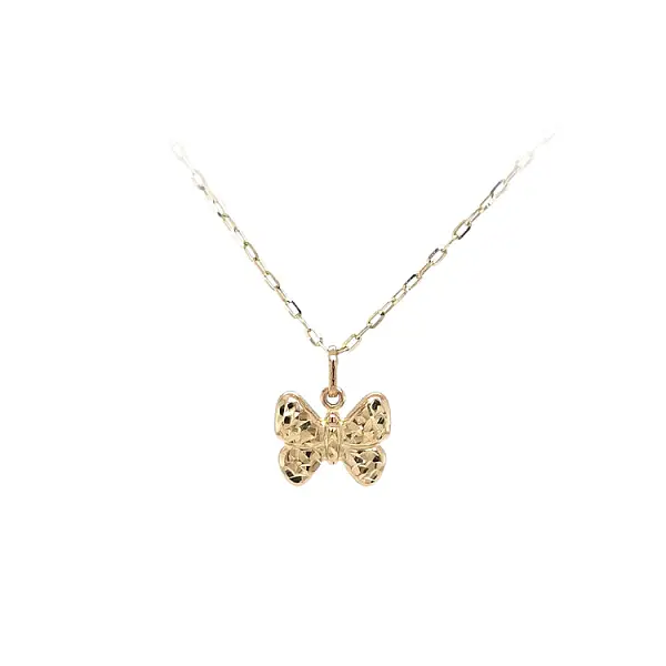 Gold Pendant Butterfly