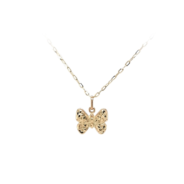 Gold Pendant Butterfly
