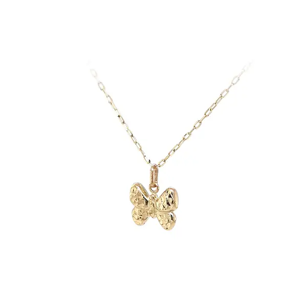 Gold Pendant Butterfly