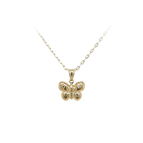 Gold Pendant Butterfly