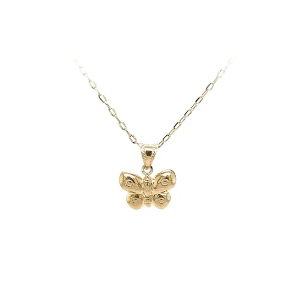 Gold Pendant Butterfly