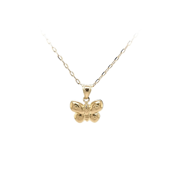 Gold Pendant Butterfly