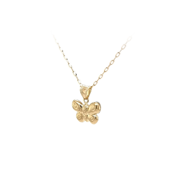 Gold Pendant Butterfly