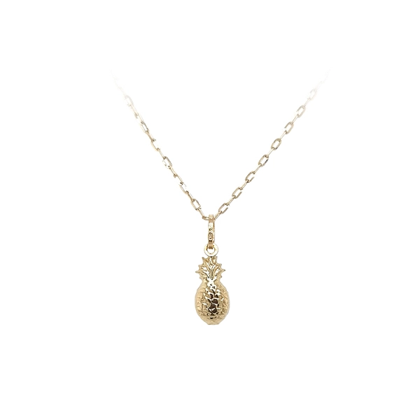 Gold Pineapple Pendant