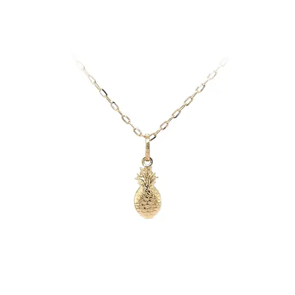 Gold Pineapple Pendant
