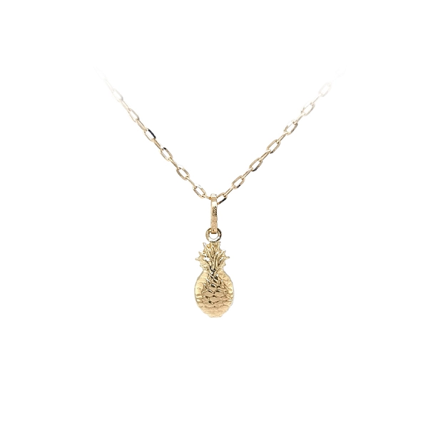 Gold Pineapple Pendant