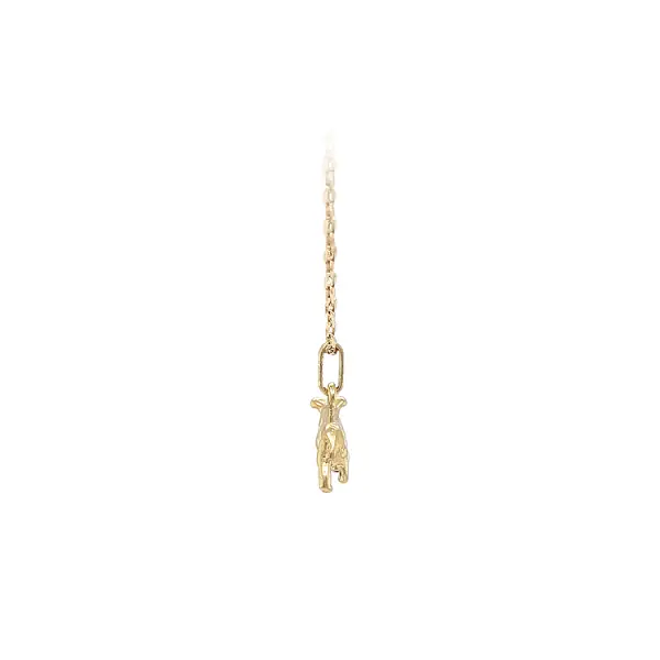 Gold Rhino Pendant