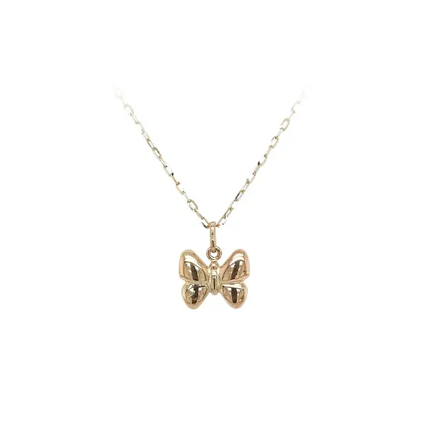 Gold Pendant Butterfly