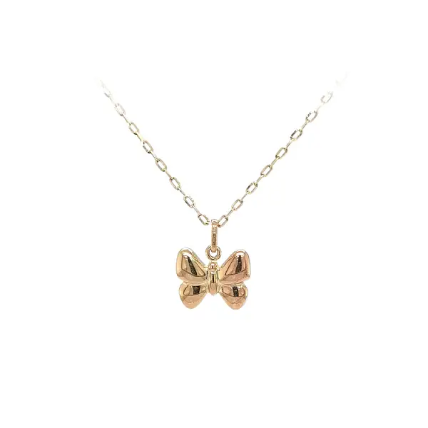 Gold Pendant Butterfly