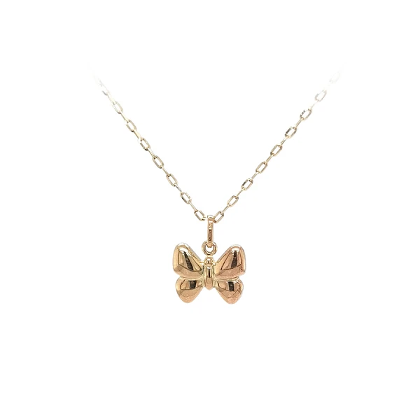 Gold Pendant Butterfly