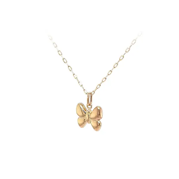 Gold Pendant Butterfly