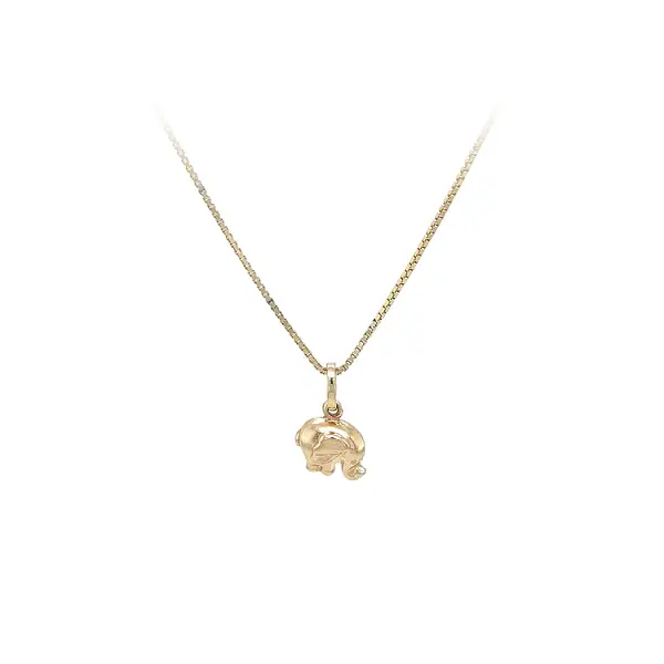 Golden Elephant Pendant