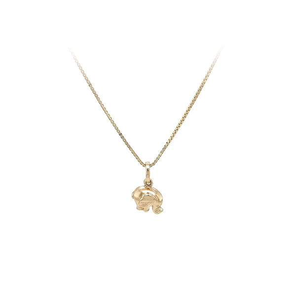 Golden Elephant Pendant