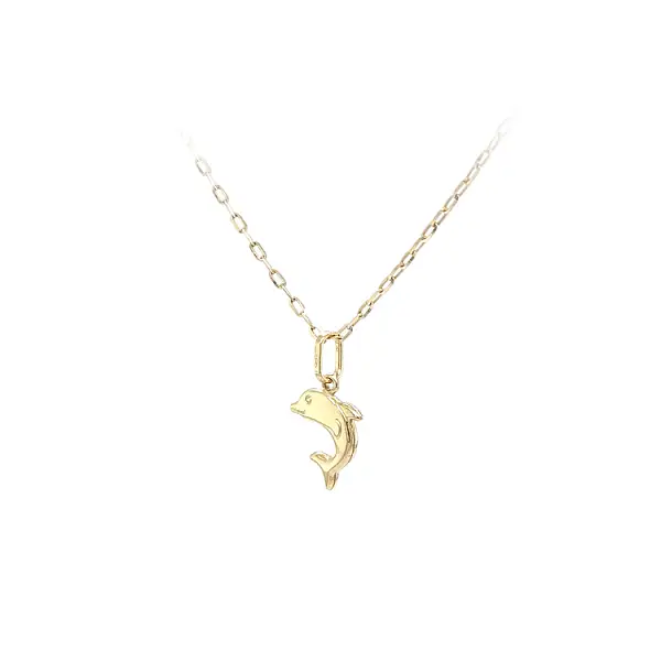 Golden Dolphin Pendant