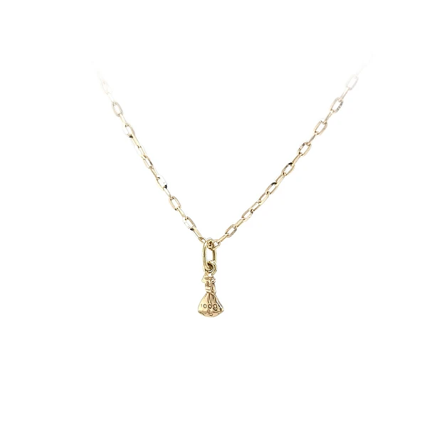 Golden Purse with Thousand Dollars for Success and Abundance