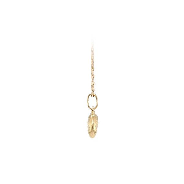 Gold Pendant Sun and Moon