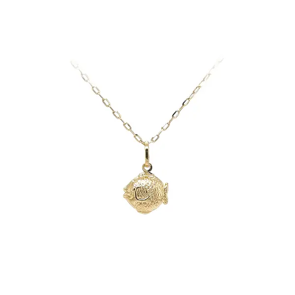 Gold Fish Pendant