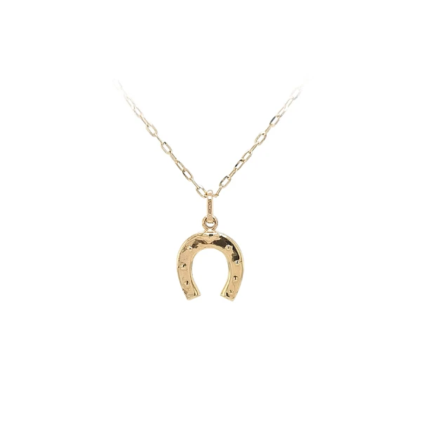 Gold Pendant Horseshoe