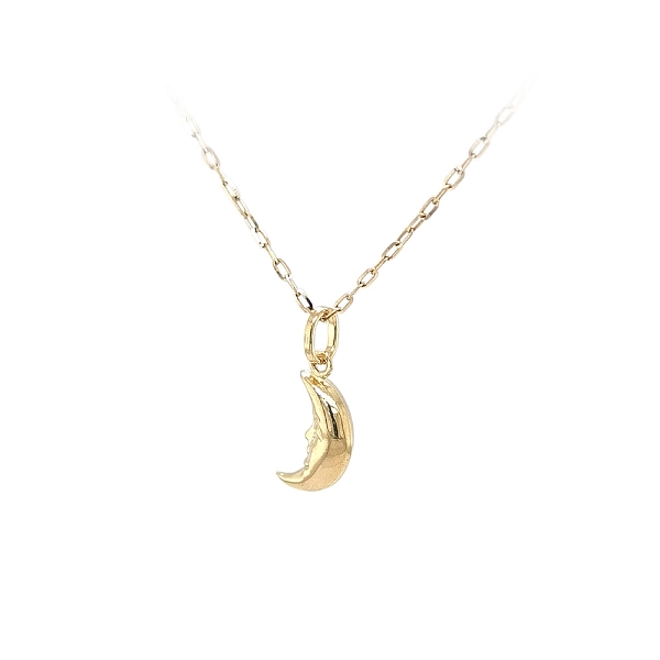 Pendant with moon motif in fine design