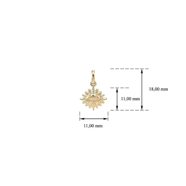 Golden Sun Pendant