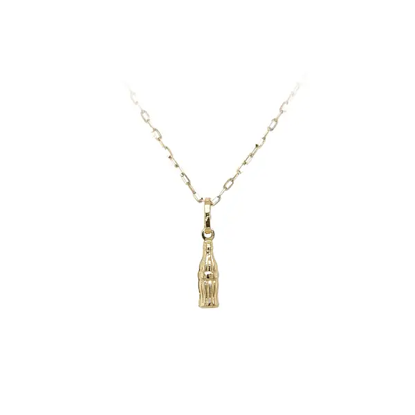 Gold Pendant Coca Cola
