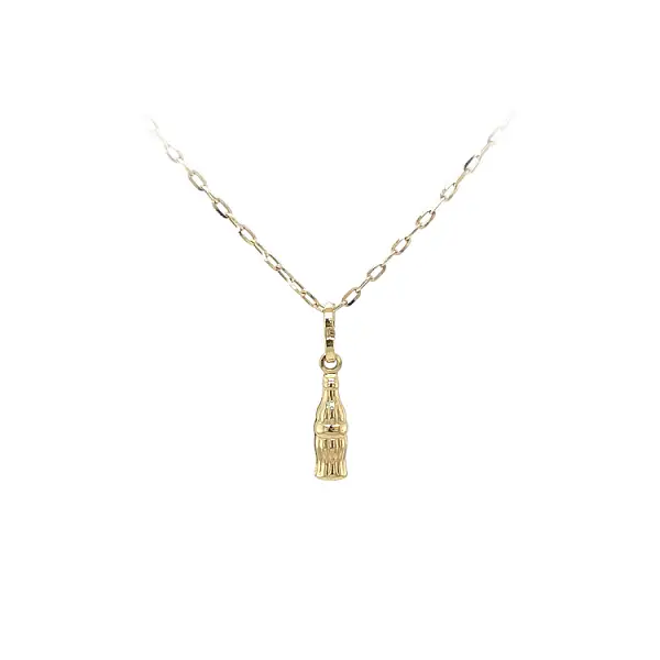 Gold Pendant Coca Cola