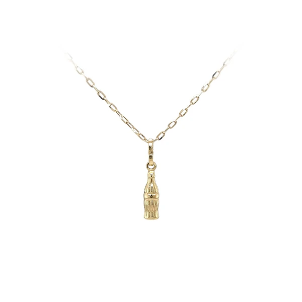 Gold Pendant Coca Cola