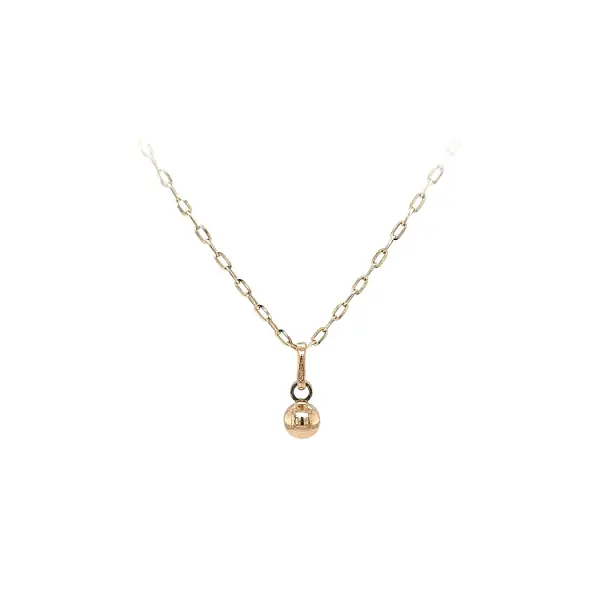 Gold Pendant of a Bullet
