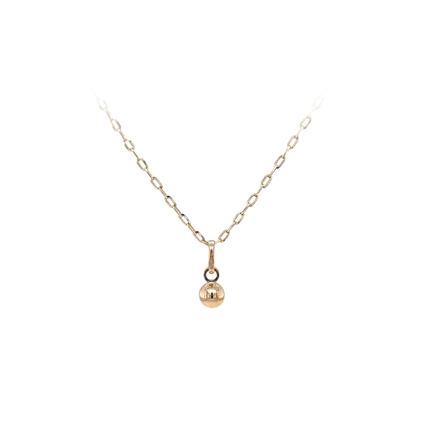 Gold Pendant of a Bullet