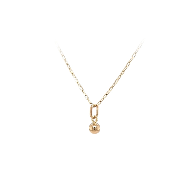 Gold Pendant of a Bullet
