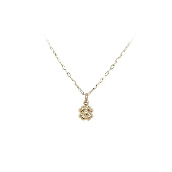 Gold Four Leaf Clover Pendant