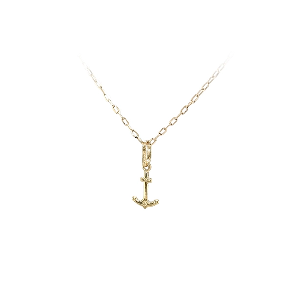 Gold Pendant Anchor