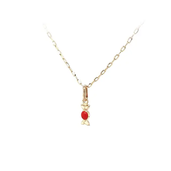 Gold Bonbon of Joy - Playful Jewellery with Enamel Details