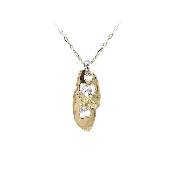 Gold Pendant Harmony of Hearts