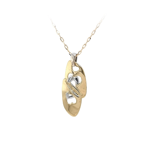 Gold Pendant Harmony of Hearts