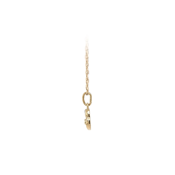 Gold Pendant with Zircons