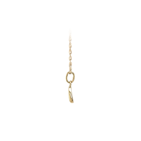 Gold Pendant with Zircons