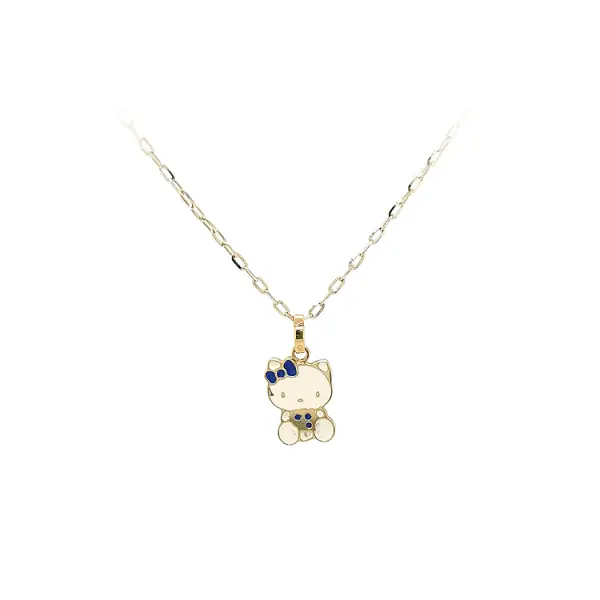 Gold Pendant Hello Kitty