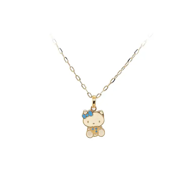 Gold Pendant Hello Kitty