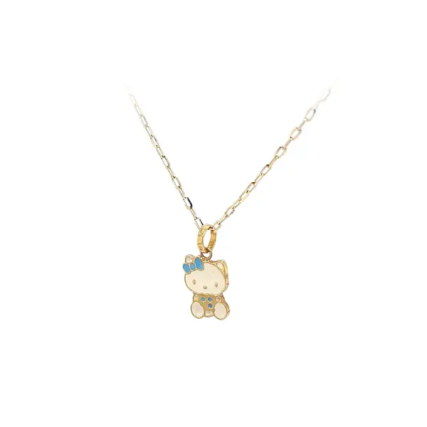 Gold Pendant Hello Kitty