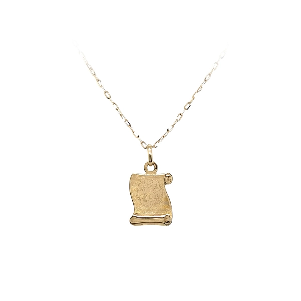 Gold Pendant Sign of the Fish