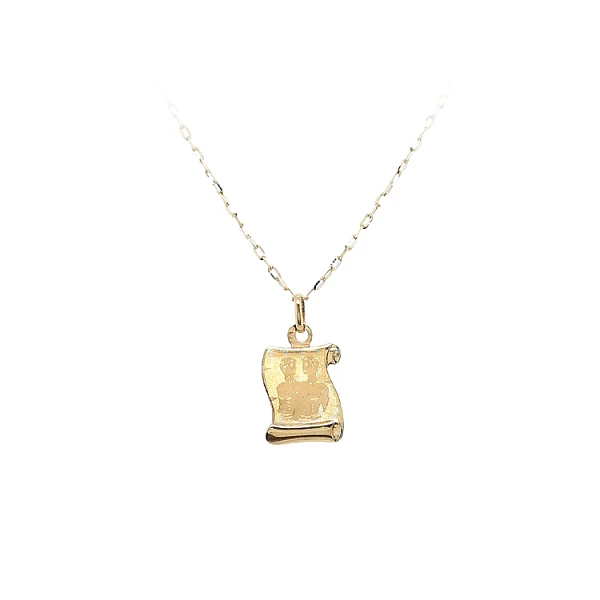 Gold Pendant Sign of the Twins