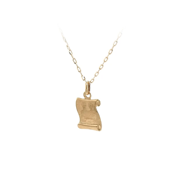 Gold Pendant Sign of the Twins