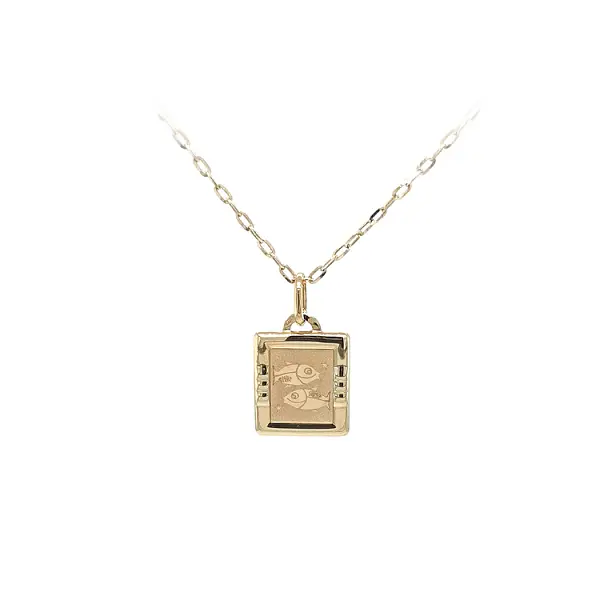 Gold Pendant Sign of the Fish