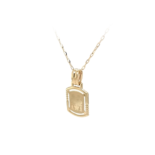 Gold Pendant Gemini