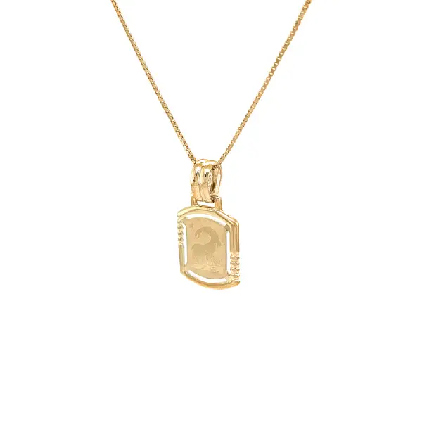 Gold Pendant Sign of the Capricorn