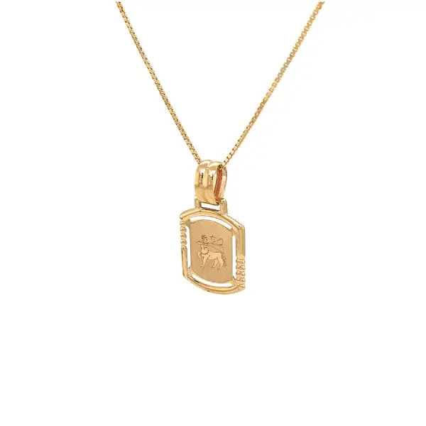 Gold Pendant Sign of the Sagittarius