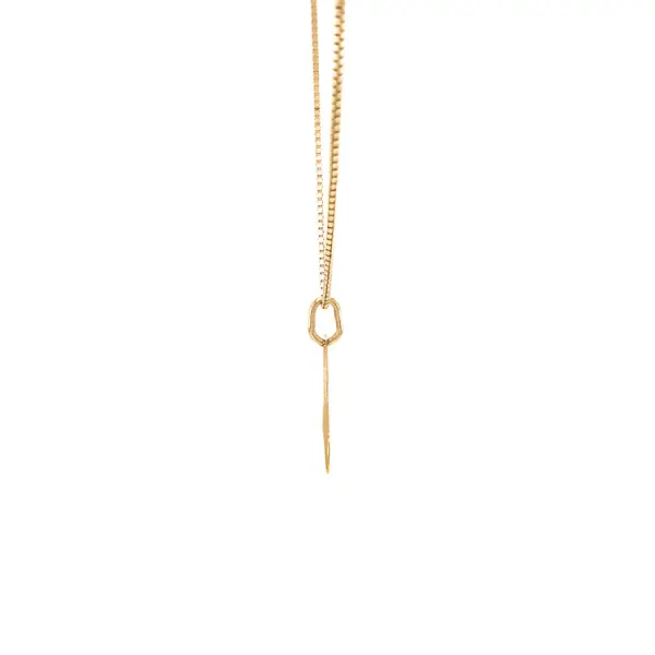 Gold Pendant Letter C