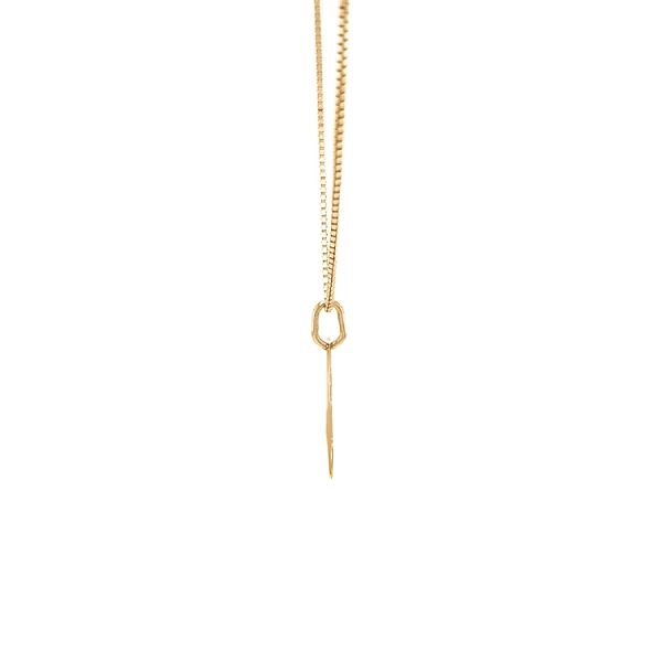 Gold Pendant Letter C