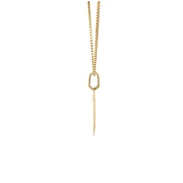 Gold Pendant Letter M